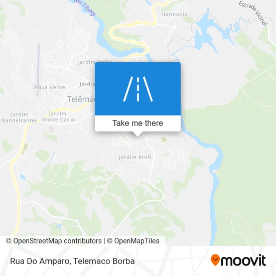 Rua Do Amparo map