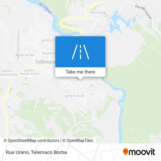 Rua Urano map