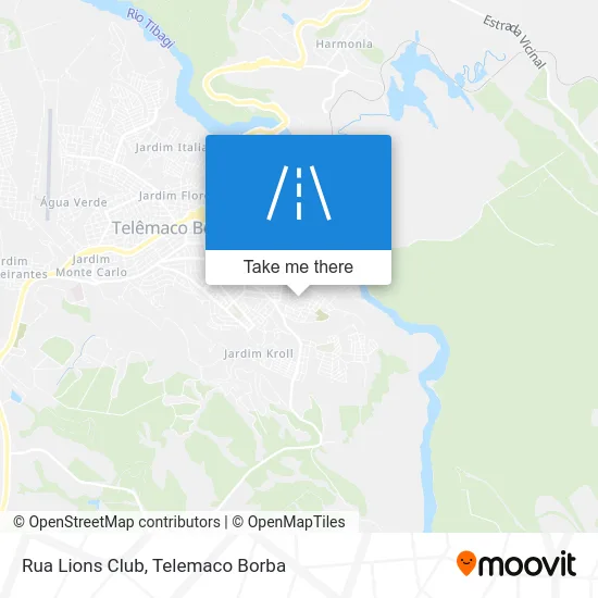 Rua Lions Club map