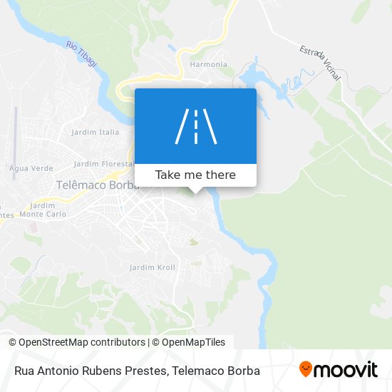 Rua Antonio Rubens Prestes map