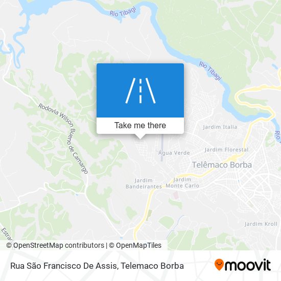 Rua São Francisco De Assis map