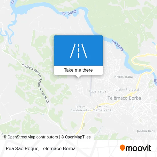 Rua São Roque map