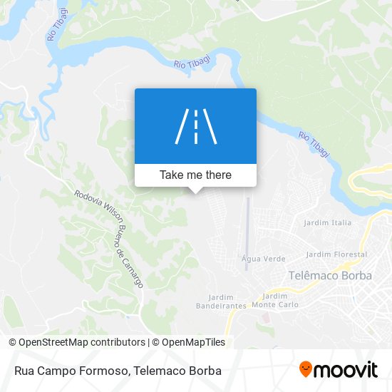 Rua Campo Formoso map