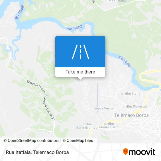 Rua Itatiaia map