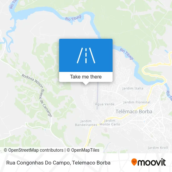 Rua Congonhas Do Campo map