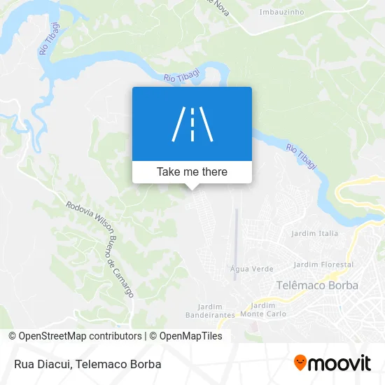 Rua Diacui map