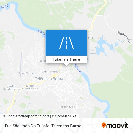 Rua São João Do Triúnfo map