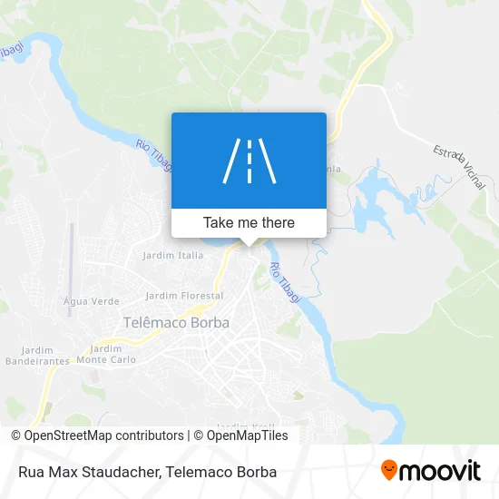 Rua Max Staudacher map