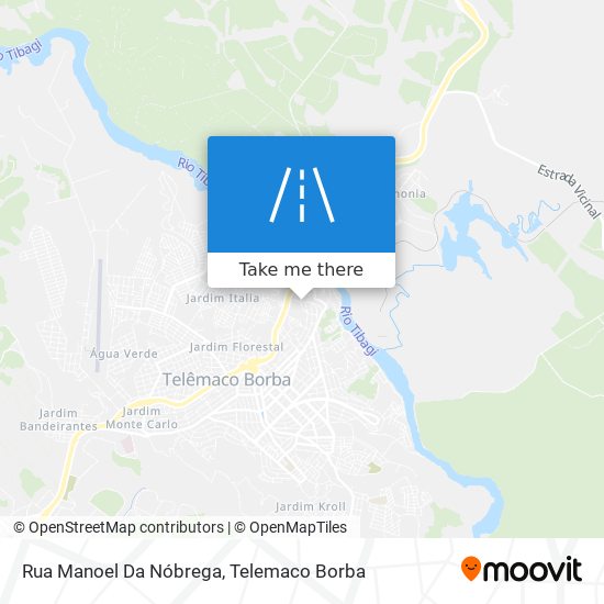 Mapa Rua Manoel Da Nóbrega