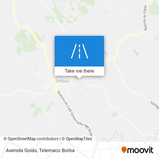 Avenida Goiás map