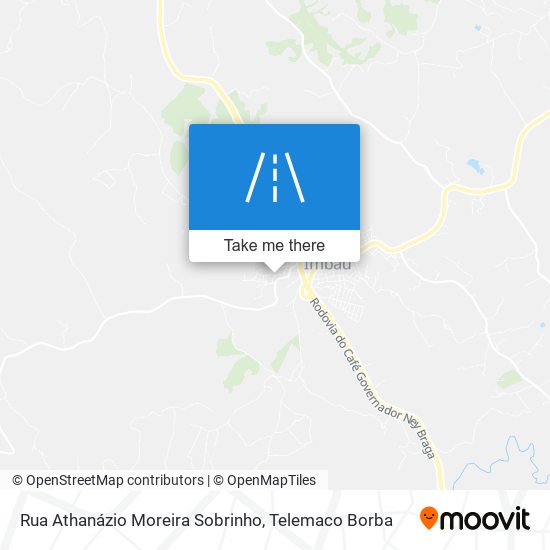Mapa Rua Athanázio Moreira Sobrinho