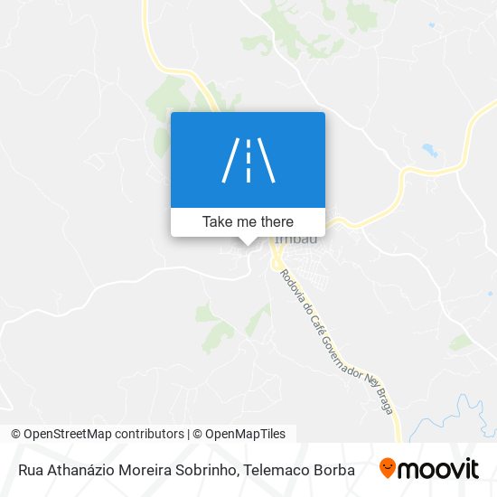 Rua Athanázio Moreira Sobrinho map