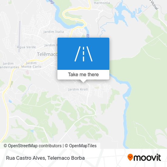 Rua Castro Alves map