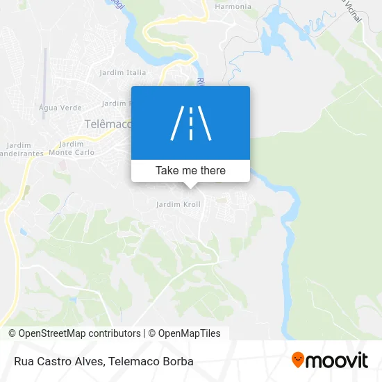 Rua Castro Alves map