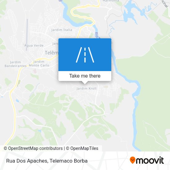 Rua Dos Apaches map