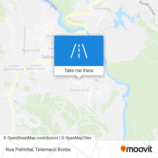 Rua Palmital map
