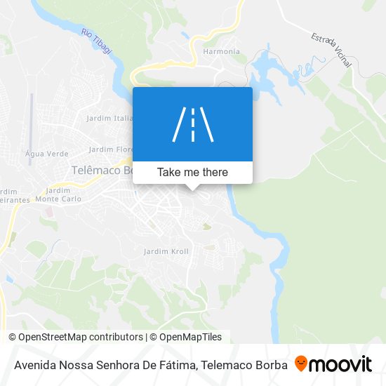 Mapa Avenida Nossa Senhora De Fátima