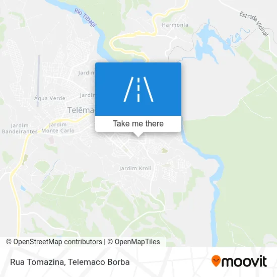 Rua Tomazina map