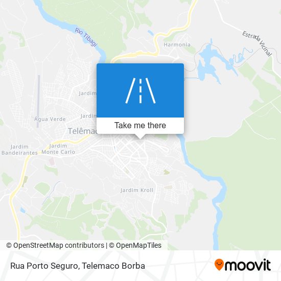 Mapa Rua Porto Seguro