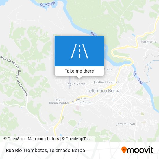 Mapa Rua Rio Trombetas