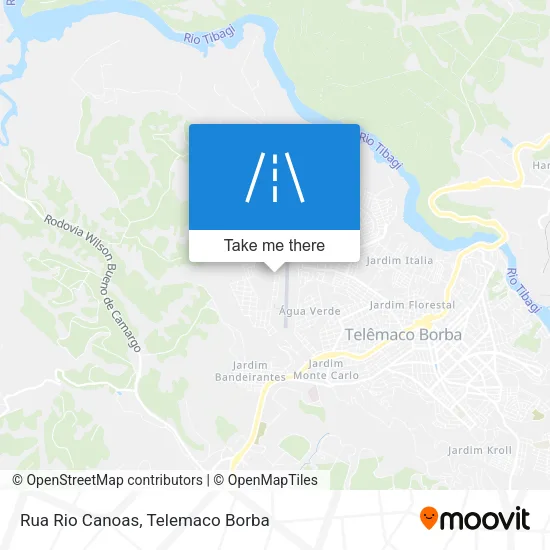 Rua Rio Canoas map