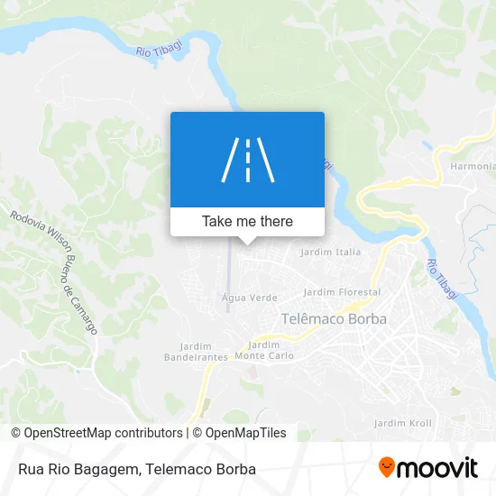 Rua Rio Bagagem map