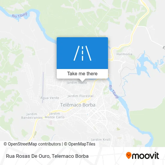 Rua Rosas De Ouro map