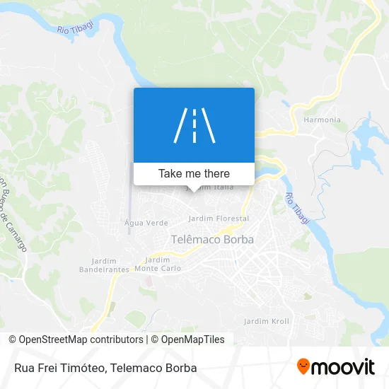 Rua Frei Timóteo map