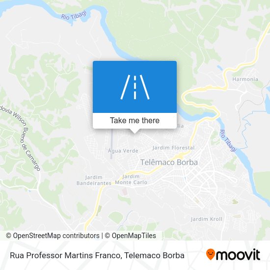 Rua Professor Martins Franco map