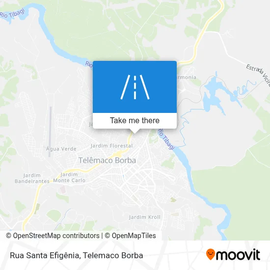 Rua Santa Efigênia map