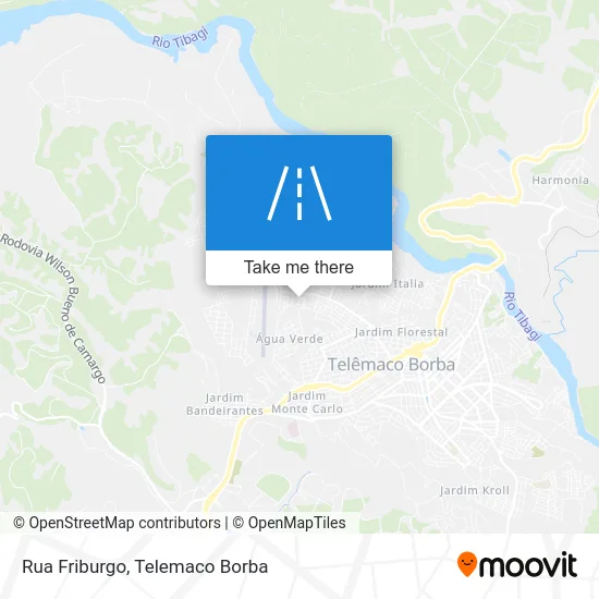 Rua Friburgo map