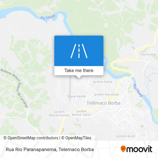 Rua Rio Paranapanema map