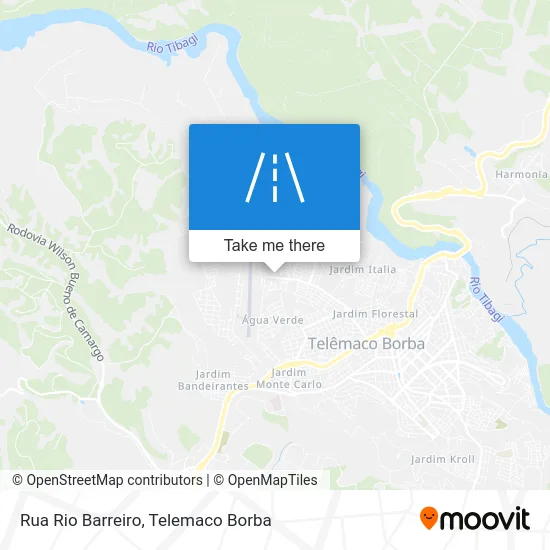 Rua Rio Barreiro map