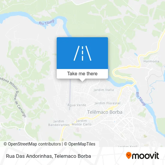 Rua Das Andorinhas map