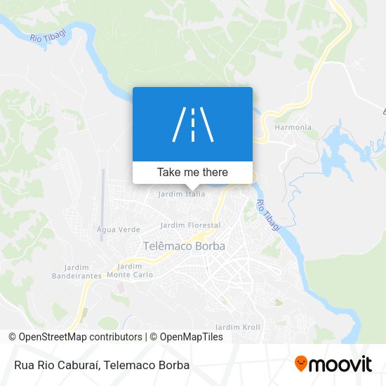 Rua Rio Caburaí map