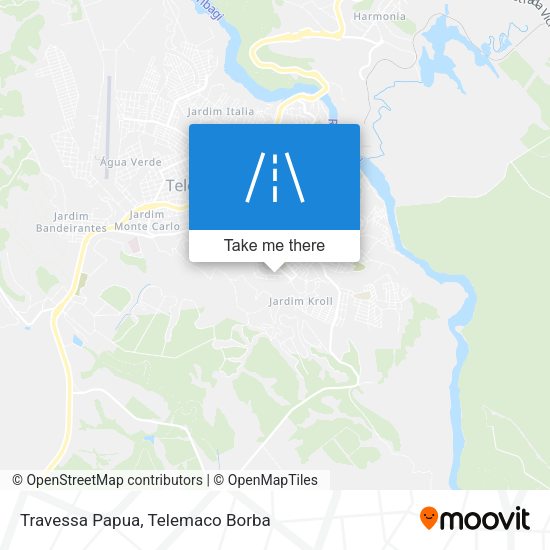 Travessa Papua map