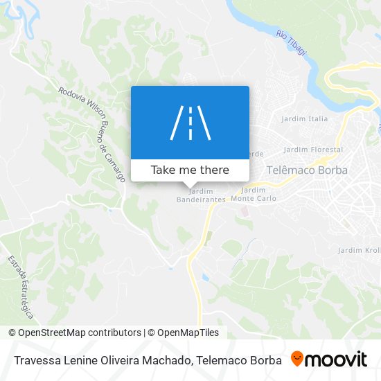 Mapa Travessa Lenine Oliveira Machado