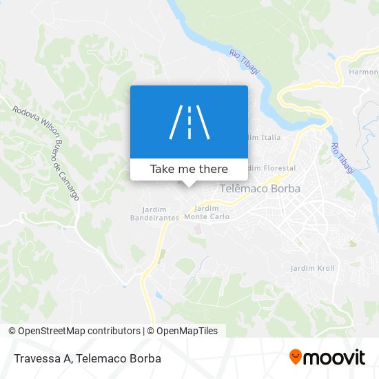 Travessa A map