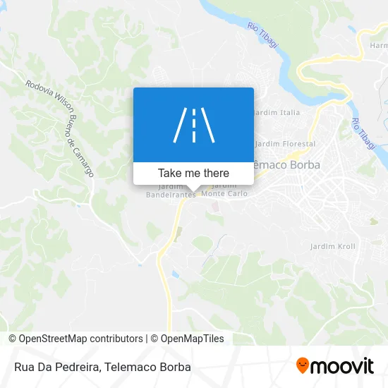 Rua Da Pedreira map