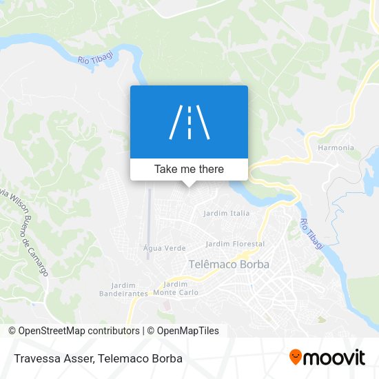 Travessa Asser map