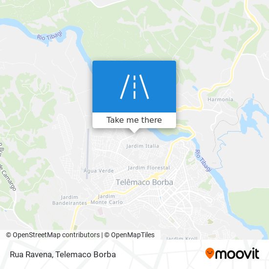 Rua Ravena map