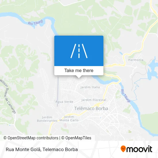 Rua Monte Golã map