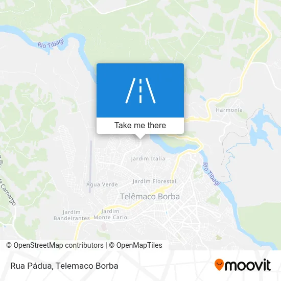 Rua Pádua map