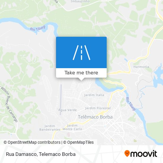 Mapa Rua Damasco