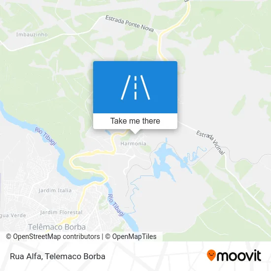 Rua Alfa map