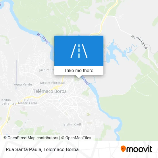 Rua Santa Paula map