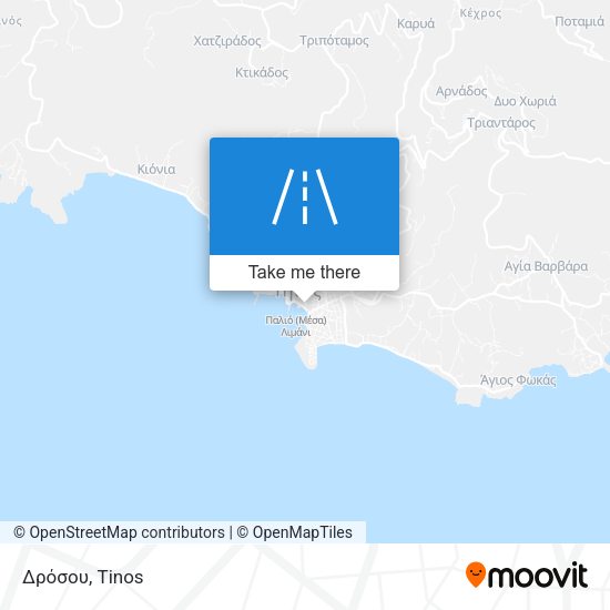 Δρόσου map