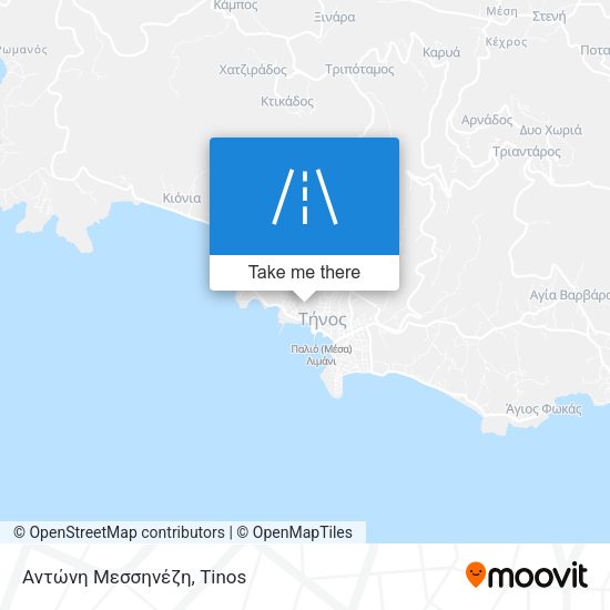 Αντώνη Μεσσηνέζη map