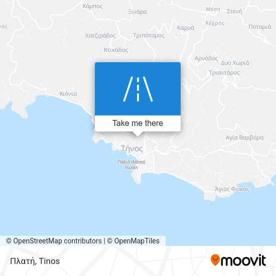 Πλατή map