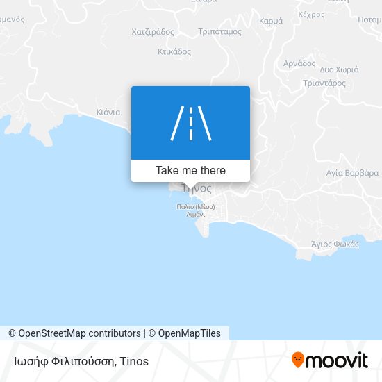 Ιωσήφ Φιλιπούσση map